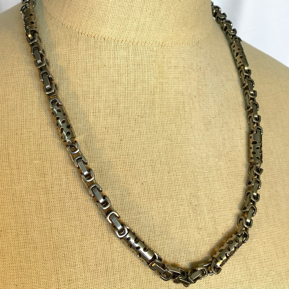 ARTISAN STAINLESS STEEL NECKLACE (UNISEX)